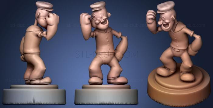 3D model Popeye (STL)